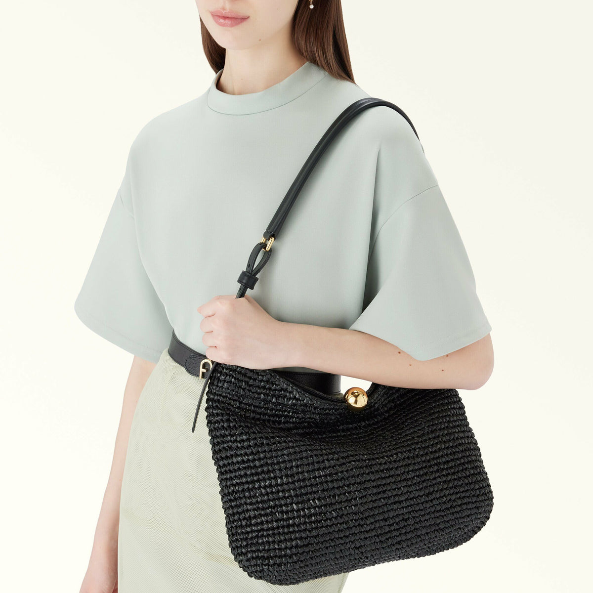 Shoulder Bag Nero SFERA SOFT - Furla Bags