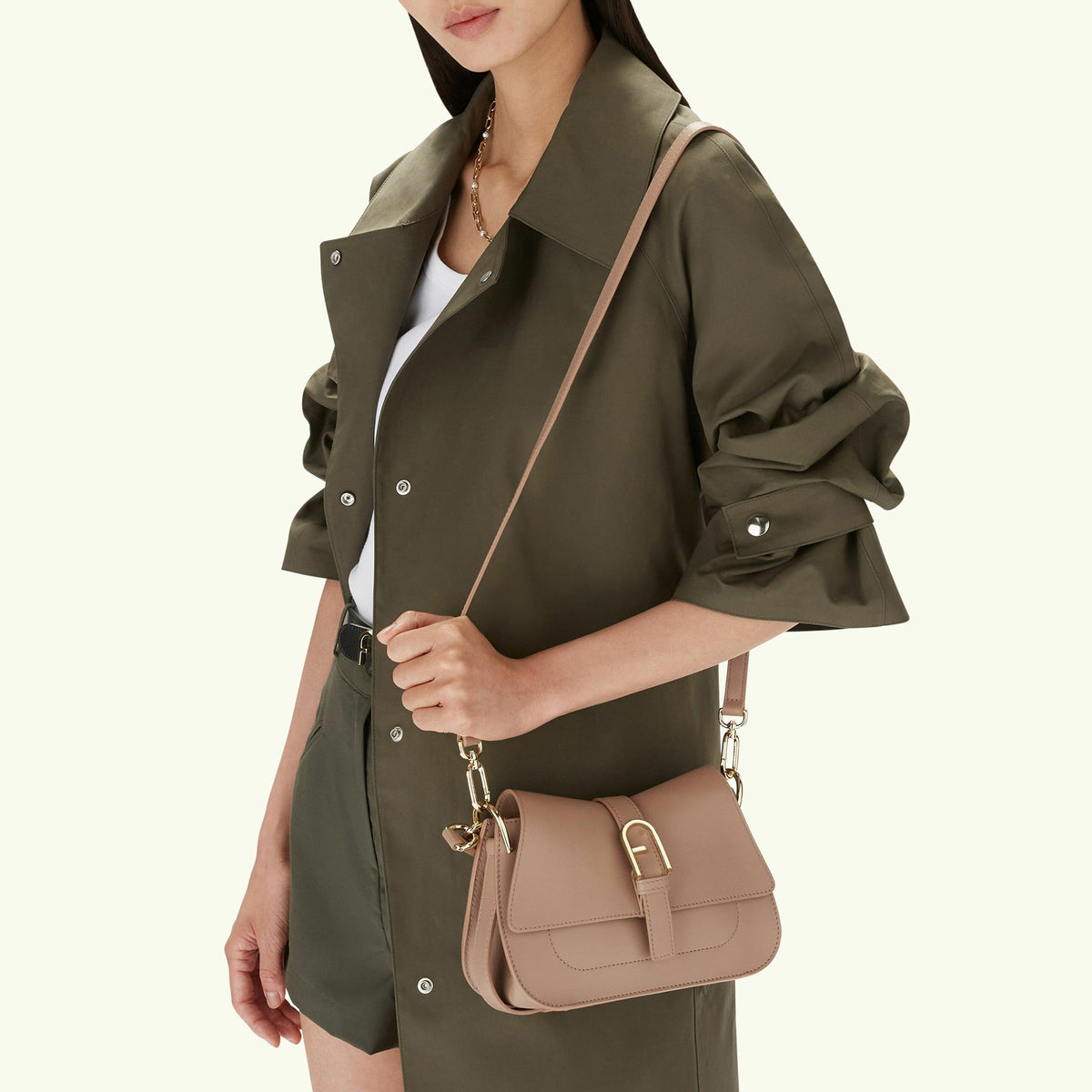 Top Handle Greige FLOW - Furla Bags