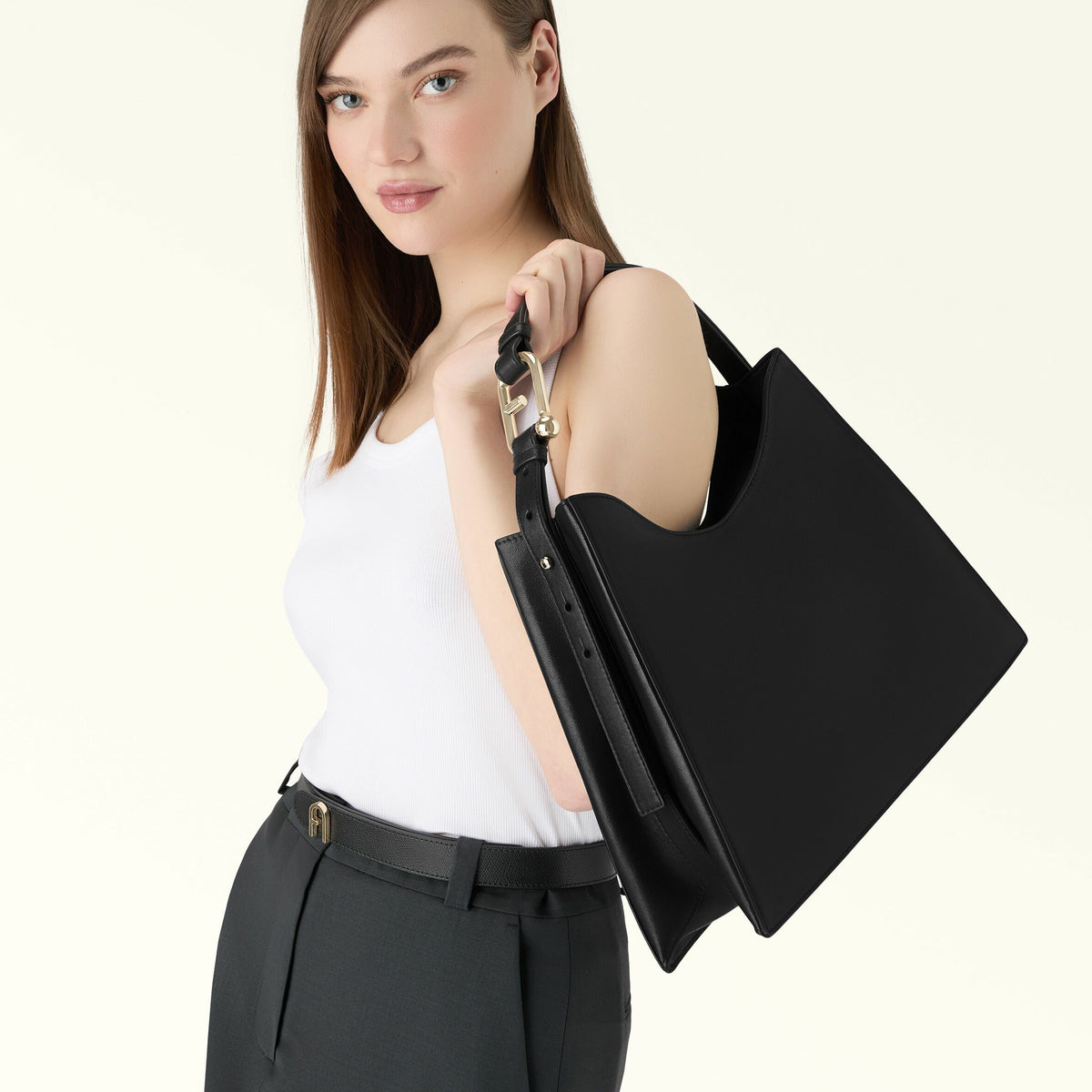 Shoulder Bag Nero NUVOLA - Furla Bags