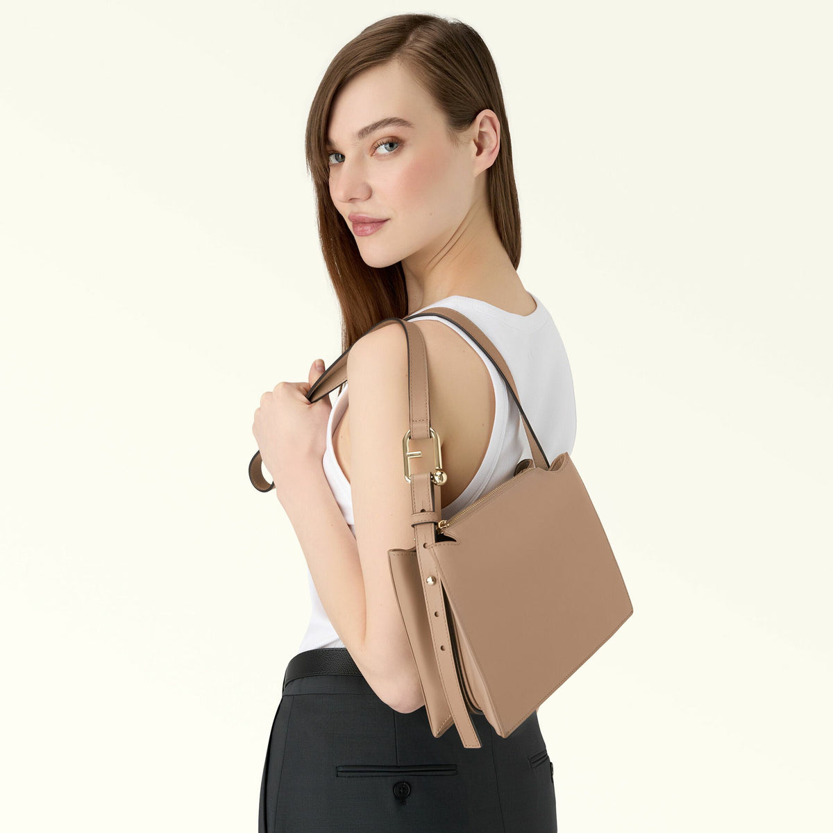 Crossbody Greige NUVOLA - Furla Bags