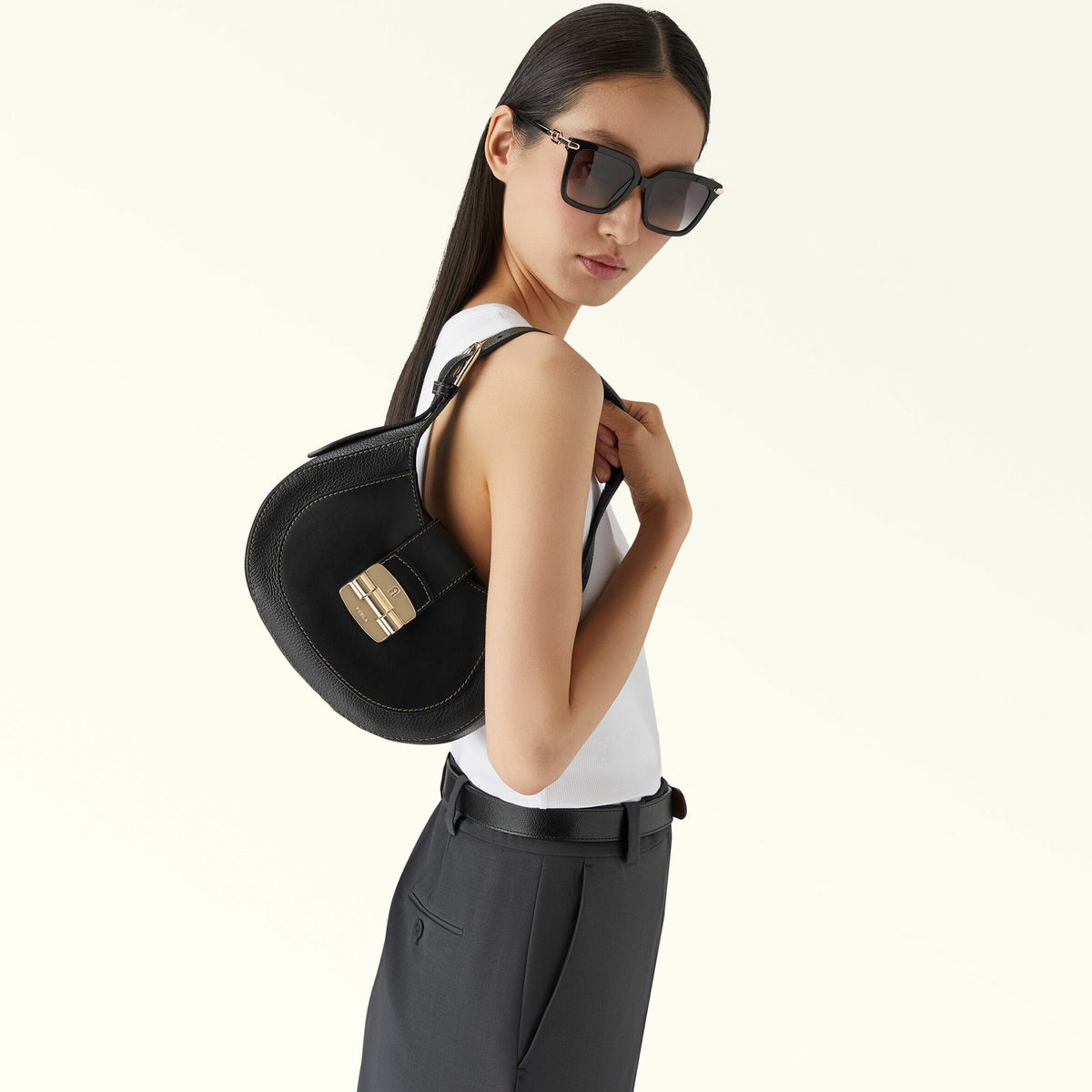 Shoulder Bag Nero CLUB 2 - Furla Bags