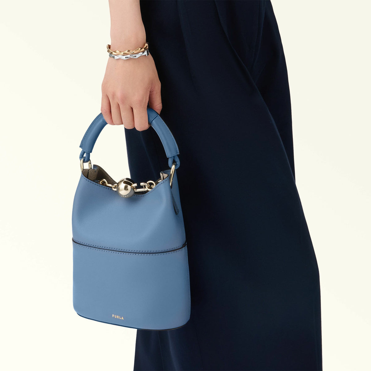 Mini Bag Jeans+grigio Int. - Furla Bags