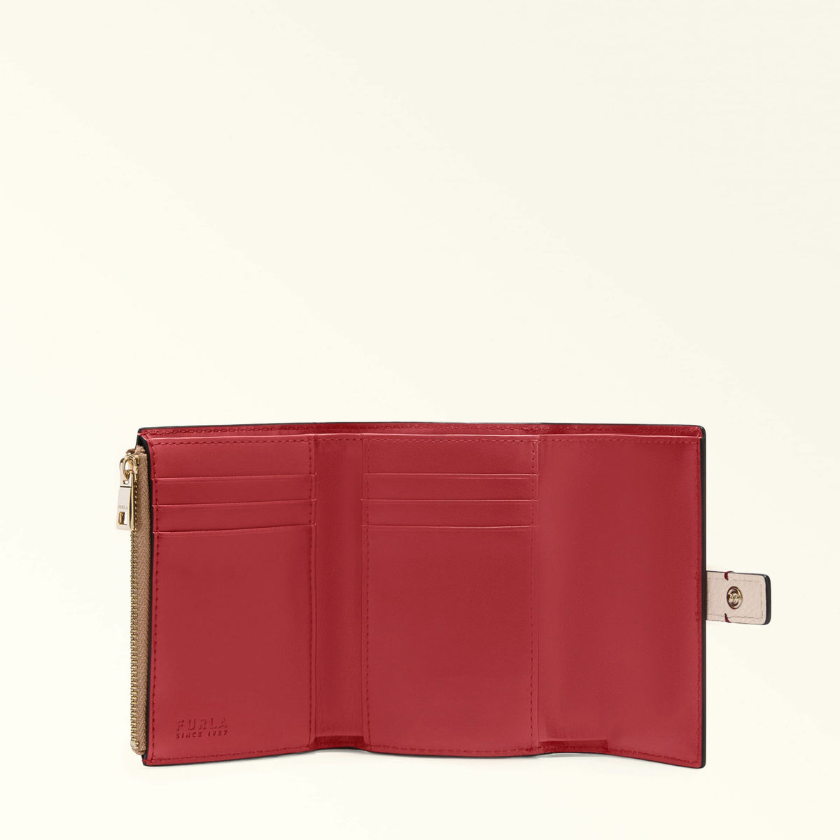 Compact Wallet Azalaea+greige+lacca GRAZIA - Furla Wallets