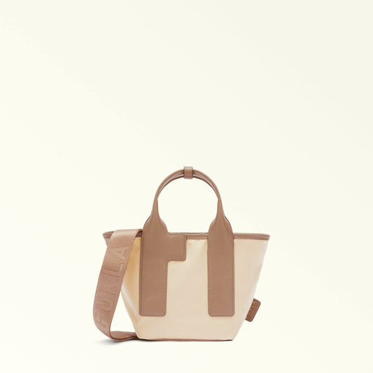 Totes Ballerina I+alba+greige PIUMA - Furla Bags