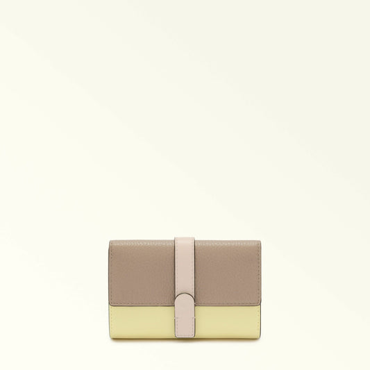 Compact Wallet Stucco Gray+freesia+azalea GRAZIA - Furla Wallets