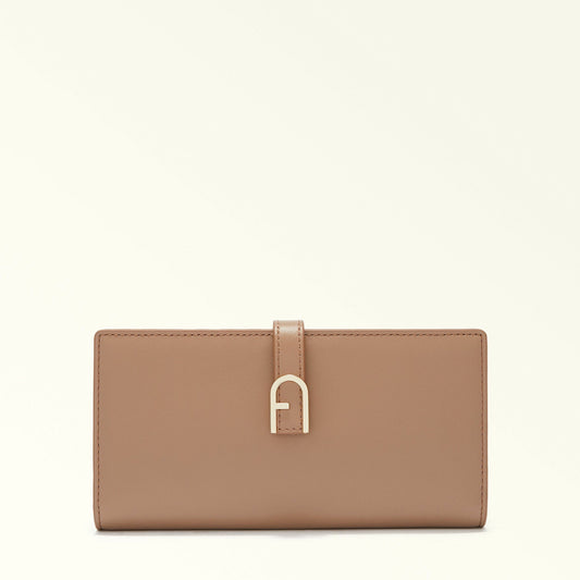 Compact Wallet Greige FLOW - Furla Wallets