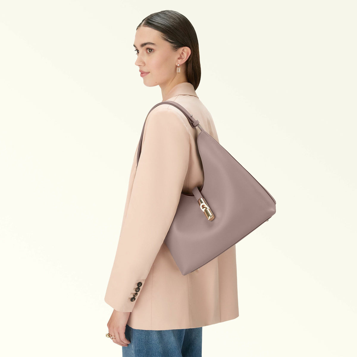 Shoulder Bag Mauve GOCCIA - Furla Bags