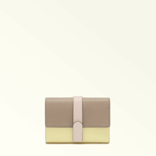 Compact Wallet Stucco Gray+freesia+azalea GRAZIA - Furla Wallets